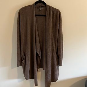 Barefoot Dreams CozyChic Lite Island Drape Front Wrap Cardigan 903 S/M